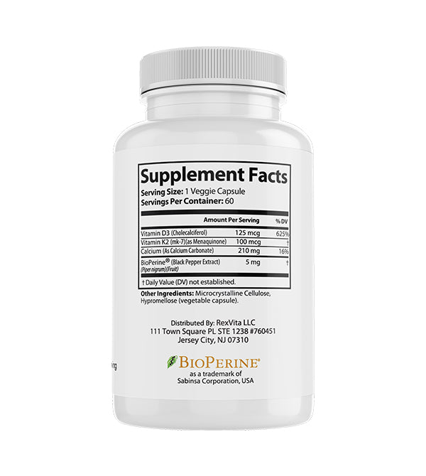 Vitamin K2 + D3: Bone, Heart & Immune Health Support